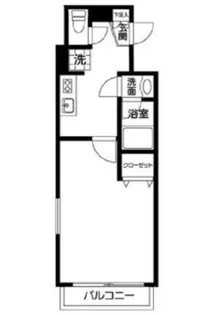 ユーロヒルズ中目黒【2階】の間取り