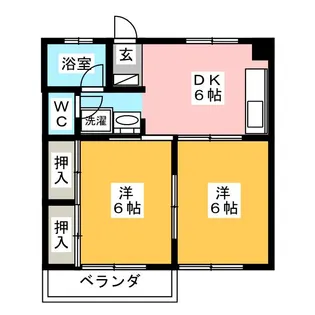 サンハイツ【3階】の間取り