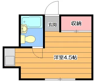 中通ハイツ【3階】の間取り