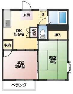 グリーンハイツ【2階】の間取り