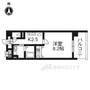 プライム西洞院【3階】の間取り