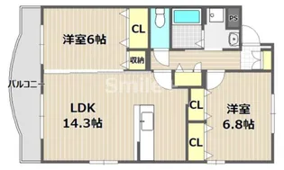 Maple Court 弐番館【3階】の間取り