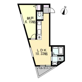 ANQI神宮前【1階】の間取り