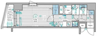 ガラ・ステーション岩本町South【10階】の間取り