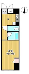 ペガサス・ステーション・プラザ小岩【6階】の間取り