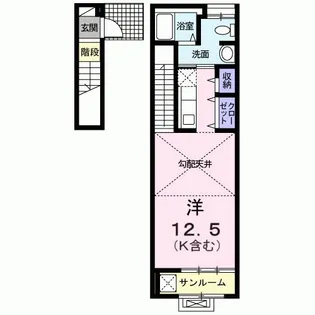 Villa Tagara C【2階】の間取り