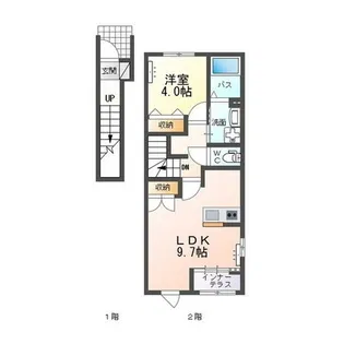 グランドコートIV【2階】の間取り