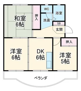 ビバレイユイ【2階】の間取り
