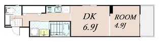 フォーリアライズ京都東寺【3階】の間取り