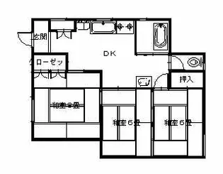 伊藤アパート【2階】の間取り