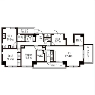 DeLCCS Shinagawa【8階】の間取り