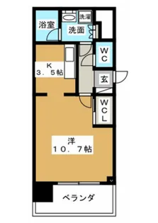Ceres丸の内【6階】の間取り
