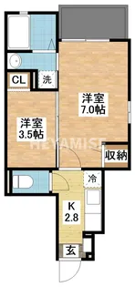 YAMATO IV【1階】の間取り