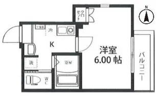 ベルガーデン中板橋【3階】の間取り