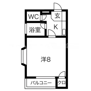 メゾン花園西【2階】の間取り