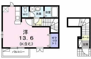 コンフォート ヤマダヤ【2階】の間取り