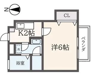 シャルム【1階】の間取り