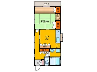 島宗ハウス【1階】の間取り