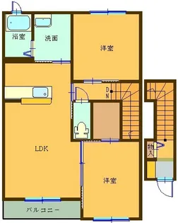 並木E【2階】の間取り
