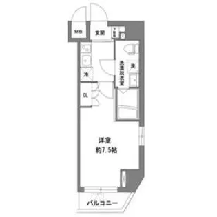 La Vita新御徒町【7階】の間取り