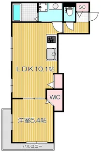 グリュック目黒【3階】の間取り