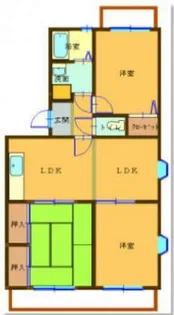 ヴァンベール【1階】の間取り