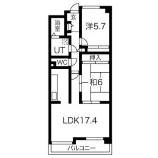 フロンティアホームズ芦屋【5階】の間取り