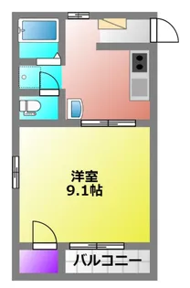 パル・ツカサ【3階】の間取り