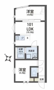 TheSiesta東村山BrickHaus【1階】の間取り