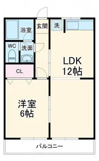 グリーンマンション【3階】の間取り