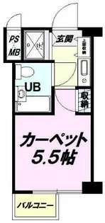 ワコーレ花小金井【5階】の間取り
