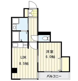 ロイヤル東尾久【5階】の間取り