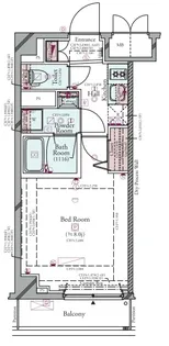 コンシェリア清澄白河 THE RESIDENCE【5階】の間取り