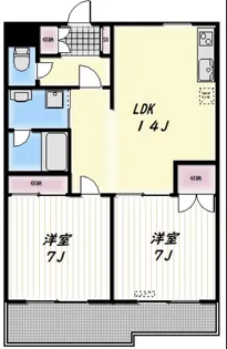 HAMILTON【2階】の間取り