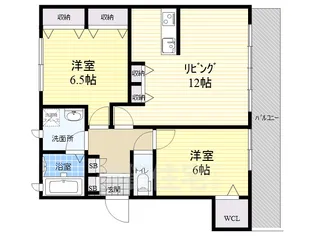 ルミエール久我山【1階】の間取り