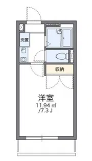 レオパレスASAGAI【1階】の間取り
