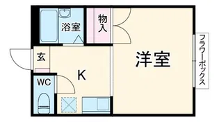 ルーミィ中平【2階】の間取り