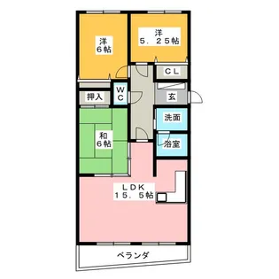 グランドメゾン諏訪新道【4階】の間取り