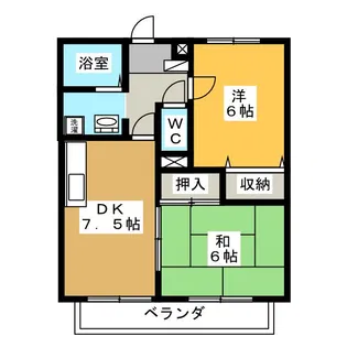 スギヤマハウスC【1階】の間取り
