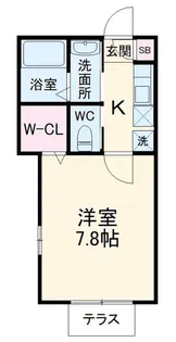エルヴィータ新松戸【2階】の間取り
