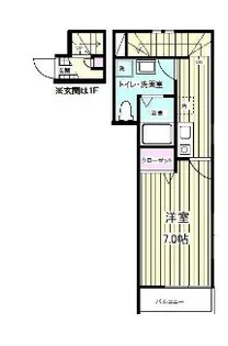 ホルン西蒲田【1階】の間取り