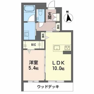 メゾンエール【1階】の間取り