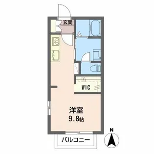 ディアス巾下【2階】の間取り