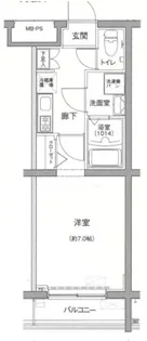 ビィ・フォルマ多摩川【1階】の間取り