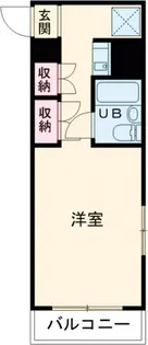 フローラル散田【1階】の間取り