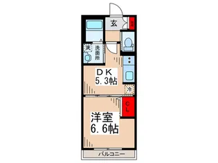 ベレ東向島【3階】の間取り