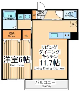 Luminous【2階】の間取り