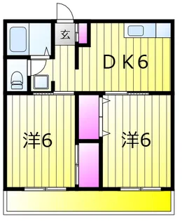 ヴィラ・ドルチェ【2階】の間取り