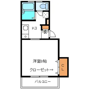 スピーリア【1階】の間取り