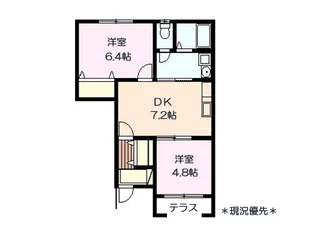 Pure Heart K【1階】の間取り